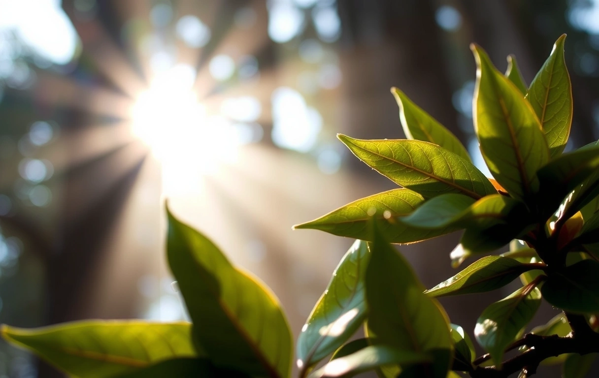 Atmosphärischer Wald